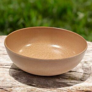Vintage Ellinger's Agatized Wood Serving Bowl 9" x 3  #100 Sheboygan,  WI  USA